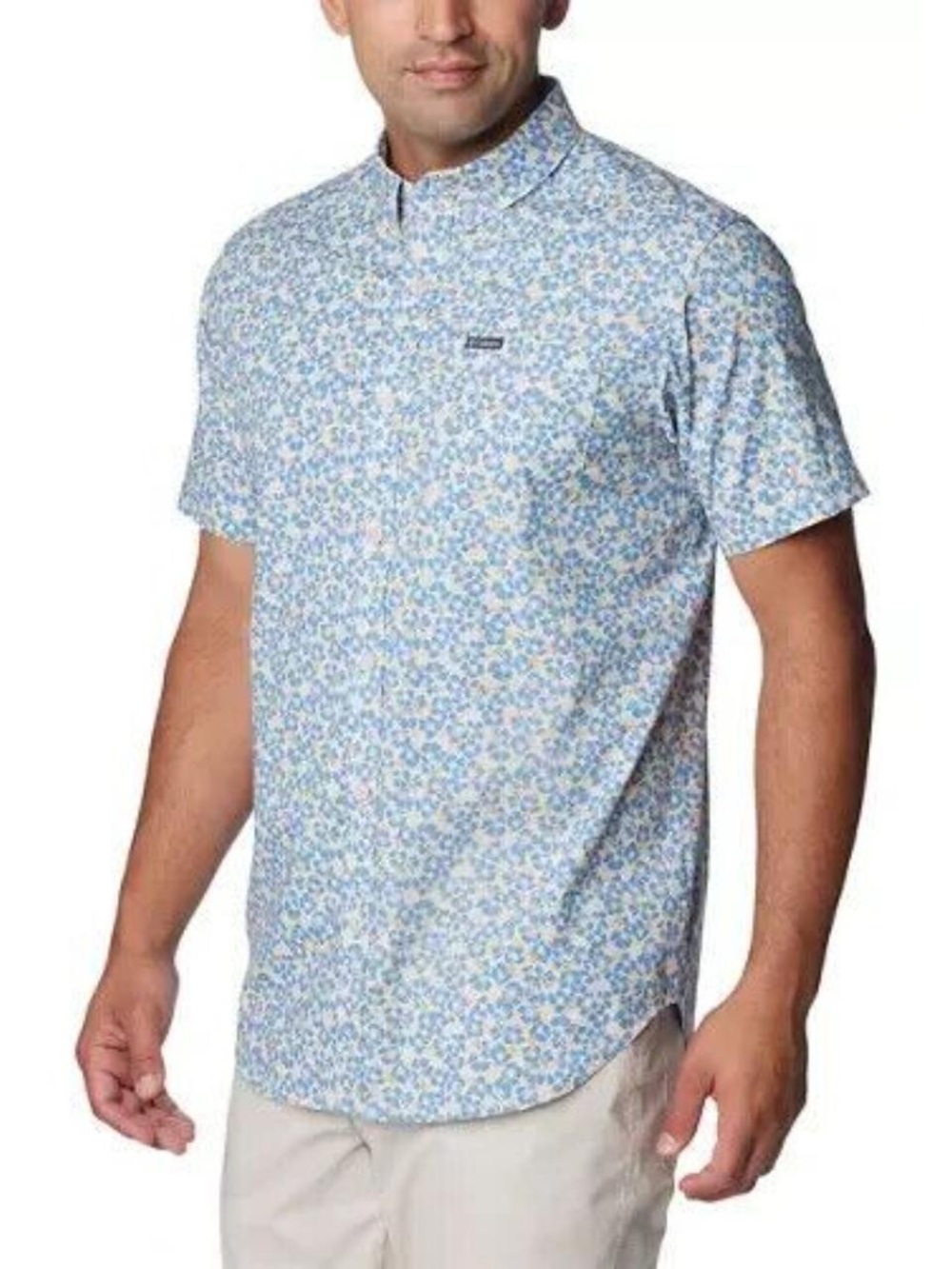 Two Columbia Men's Rapid Rivers Printed Short Sleeve Shirt - two shirts xxl